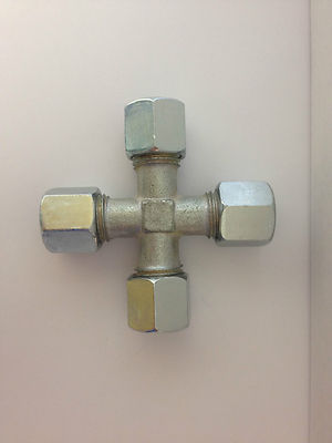 Kreuzverschraubung 8x8x8x8, Hydraulikverschraubung