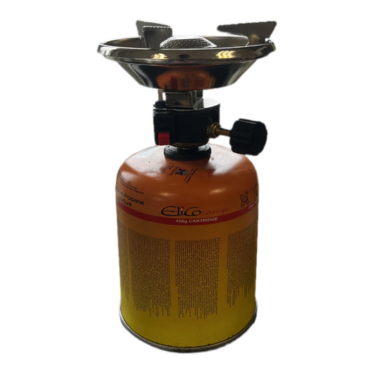 Gaskocher auf Gaskartusche