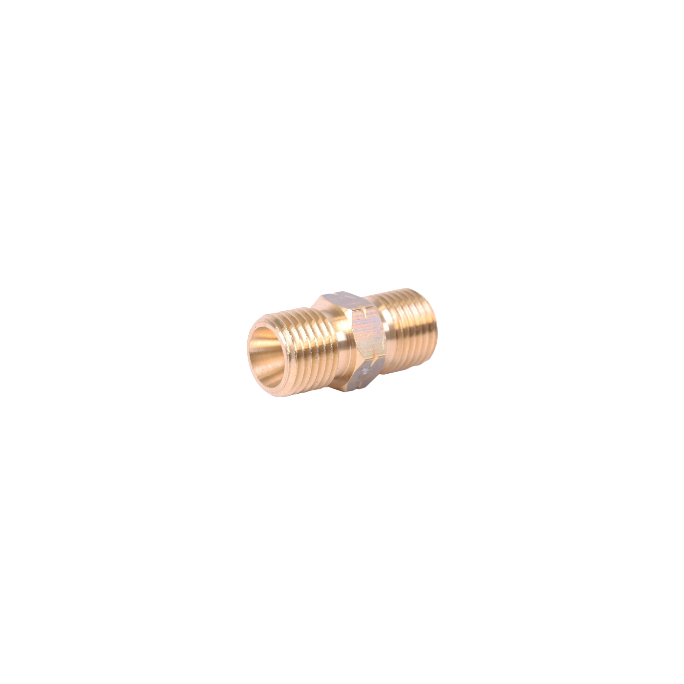 Schlauchverbinder 1/4" aus Messing, zum Verbinden von 2 Gasschläuchen, Kupplung