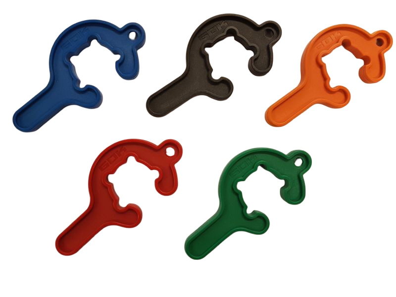 MINI Tools von GOK, Flaschenventil-, Gasdruckregler- und Gasflaschenöffner