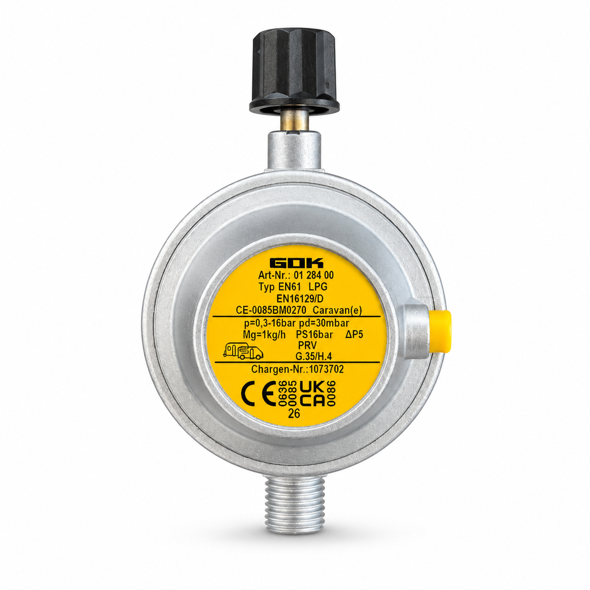 GOK Kartuschenregler 1 kg/h – 30 mbar