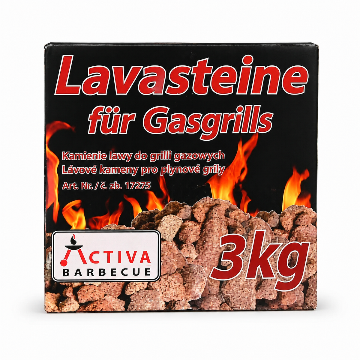 Lavasteine für Gasgrills - 3Kg