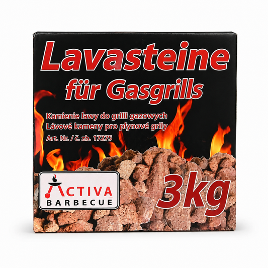 Lavasteine für Gasgrills - 3Kg