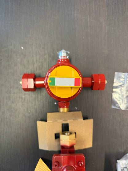 Zweiflaschenanlage mit automatischer Umschalteinrichtung 4kg/h , 50mbar